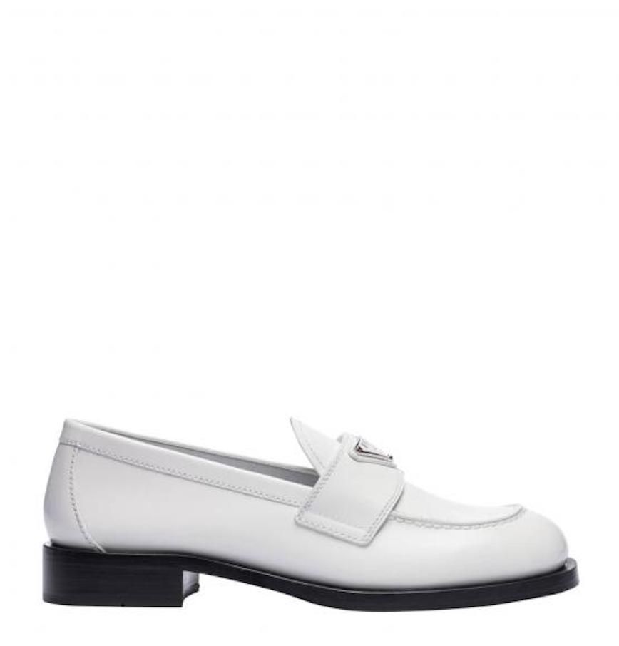  Giày Nữ Prada Logo Brushed 'White' 