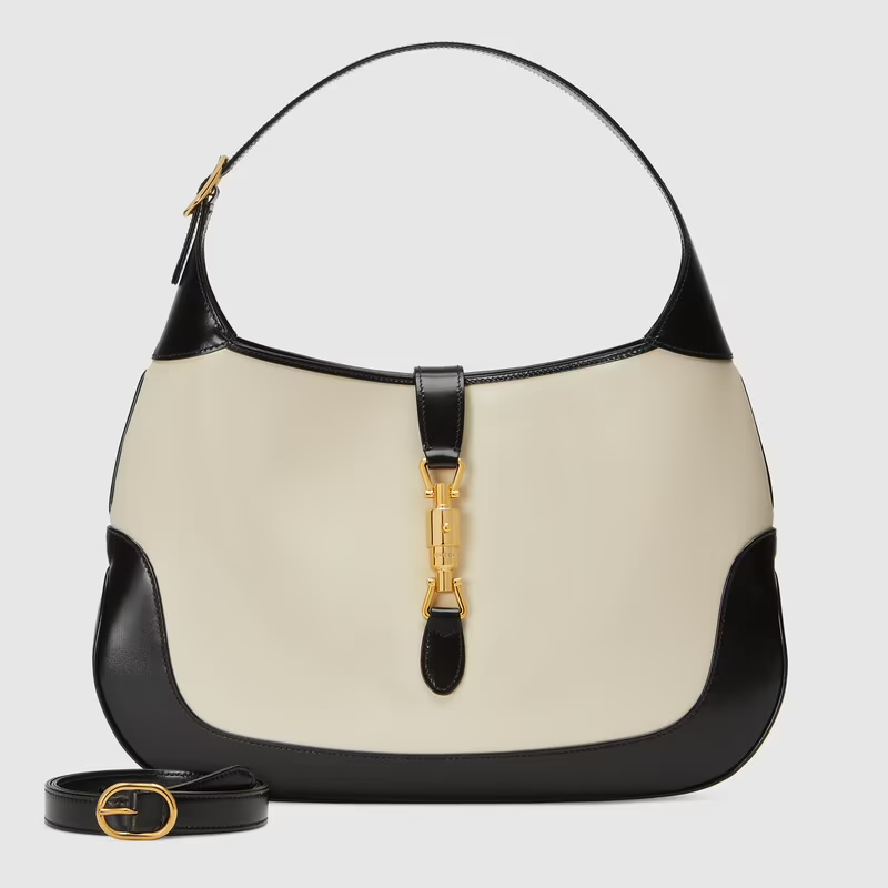  Túi Nữ Gucci Jackie 1961 With 'Black Leather' Trim 