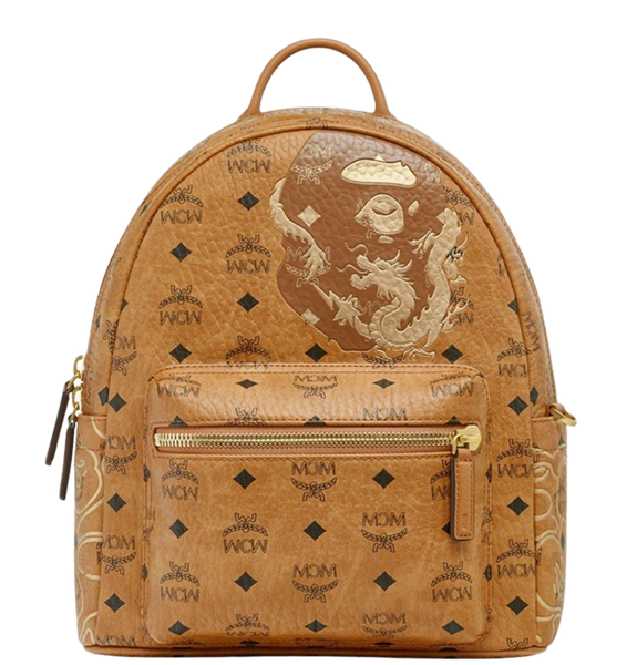  Balo Coach x Bape Visetos Stark Small 'Cognac' 