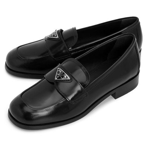  Giày Nữ Prada Logo Brushed 'Black' 