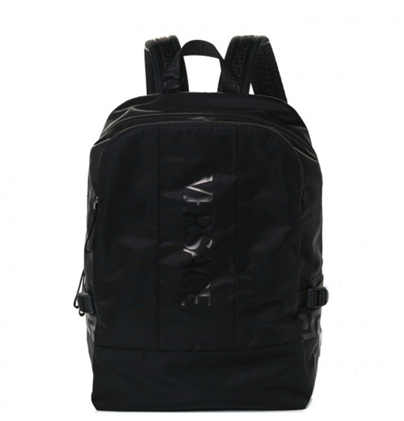  Balo Versace Nylon La Greca Logo 'Black' 