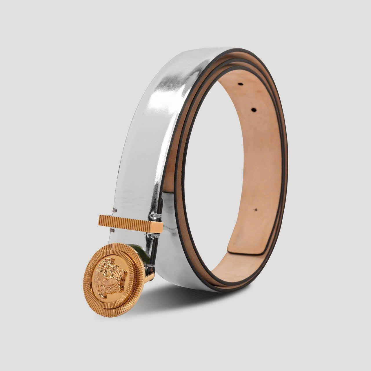  Thắt Lưng Nam Versace Medusa 'Silver' 