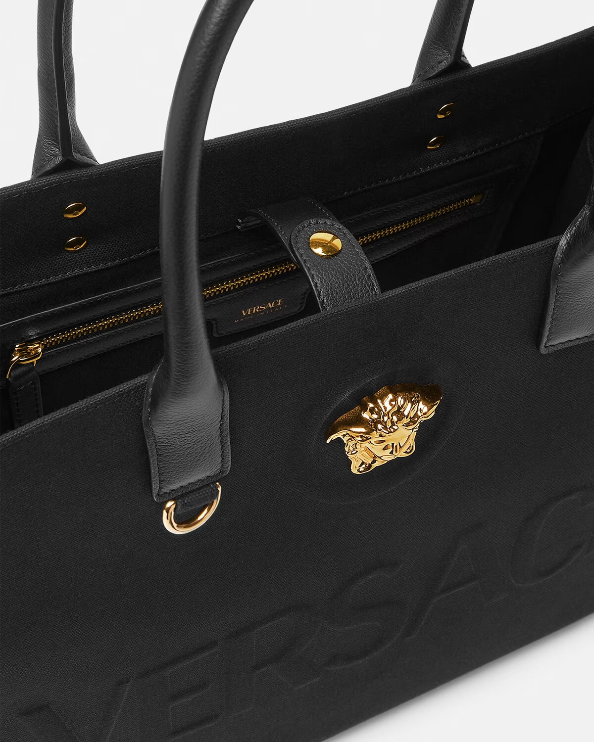  Túi Nữ Versace La Medusa Large 'Black' 