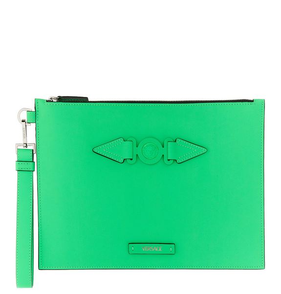  Túi Nam Versace Medusa Biggie Leather 'Green' 