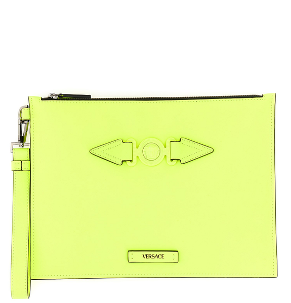  Túi Nam Versace Medusa Biggie Leather 'Yellow' 