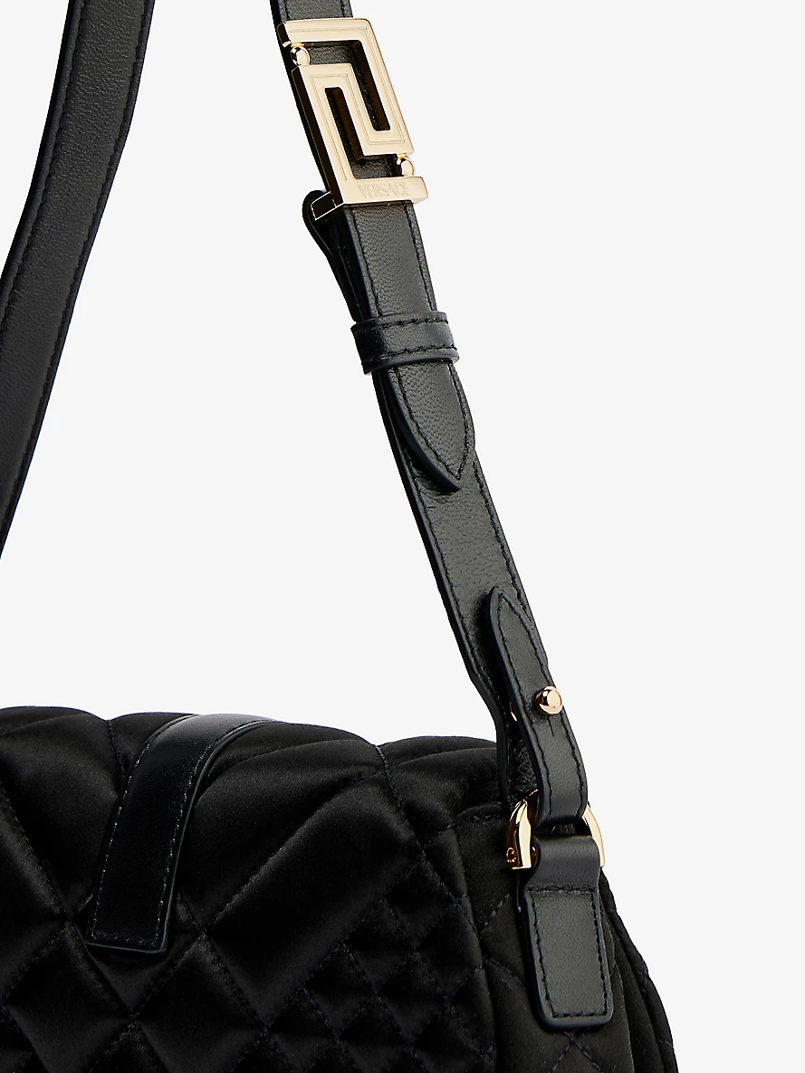  Túi Nữ Versace Greca Goddess Mini Woven 'Black' 