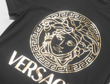  Áo Nam Versace Medusa Logo Print 'Black' 