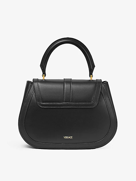  Túi Nữ Versace Greca Goddess Top-Handle Bag 'Black' 