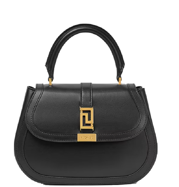  Túi Nữ Versace Greca Goddess Top-Handle Bag 'Black' 