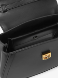  Túi Nữ Versace Greca Goddess Top-Handle Bag 'Black' 