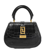  Túi Nữ Versace Greca Goddess Top-Handle Bag 'Black' 