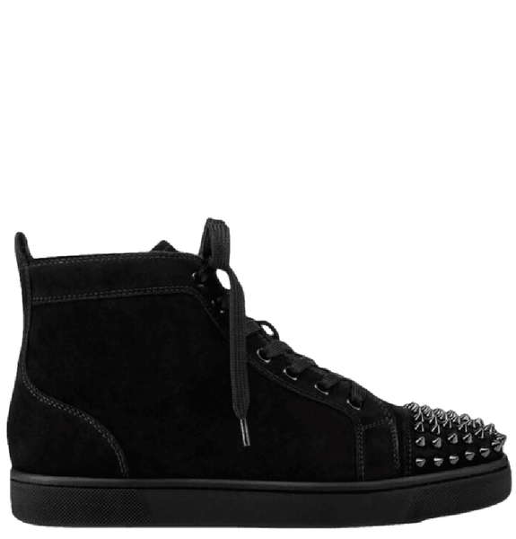  Giày Nam Christian Louboutin Lou Spikes 'Black' 