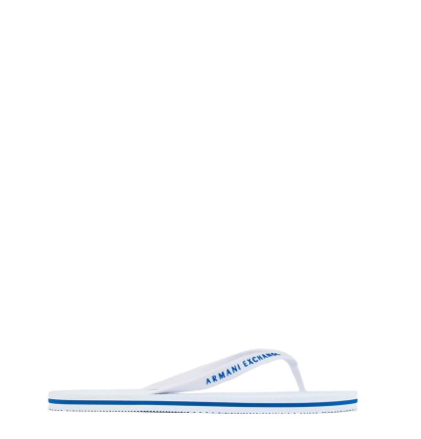  Dép Armani Exchange Flip Flops White 