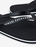  Dép Armani Exchange Flip Flops Black 