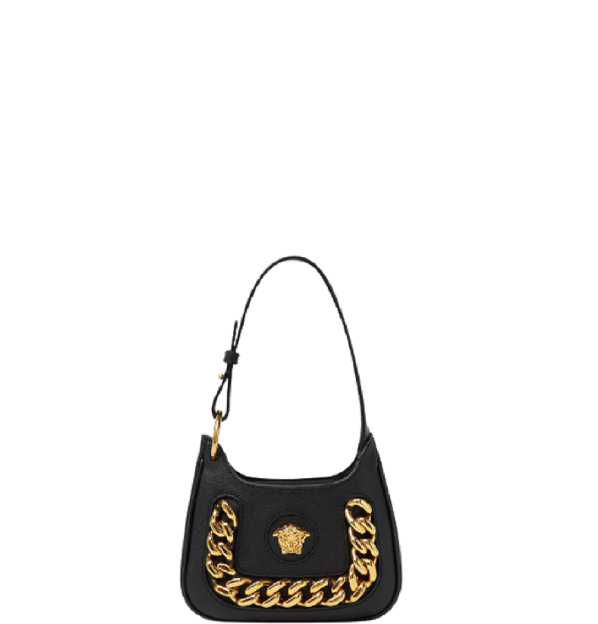  Túi Nữ Versace La Medusa Small Hobo 'Black' 