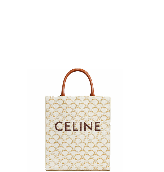  Túi Nữ Celine Cabas Vertical Calfskin 'White' 