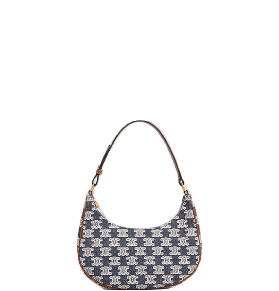  Túi Nữ Celine Ava Bag In Textile With Triomphe Embroidery 'Multicolor' 