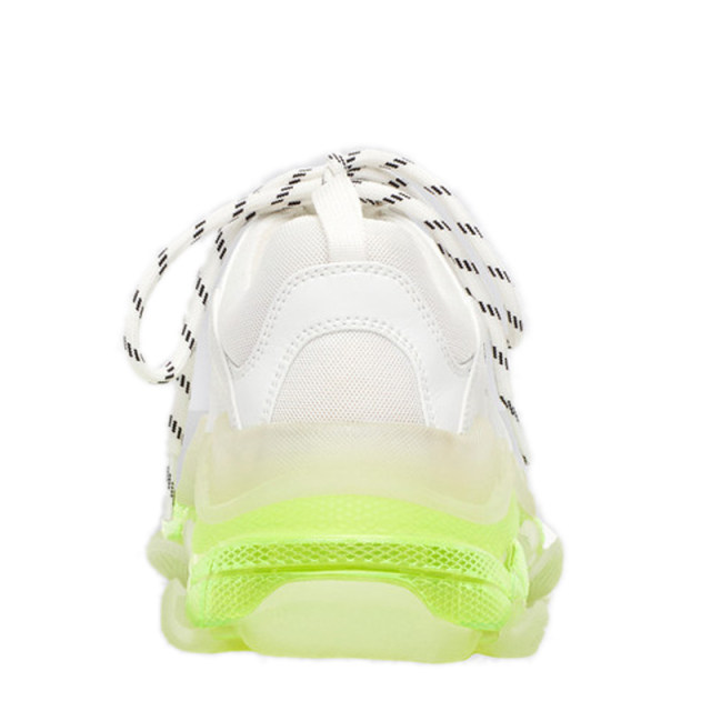  Giày Nữ Balenciaga Triple S Clear Sole Sneaker Athletic 'White Neon' 