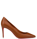  Giày Nữ Christian Louboutin Kate 85 Velour-leather Courts 'Nude 5' 