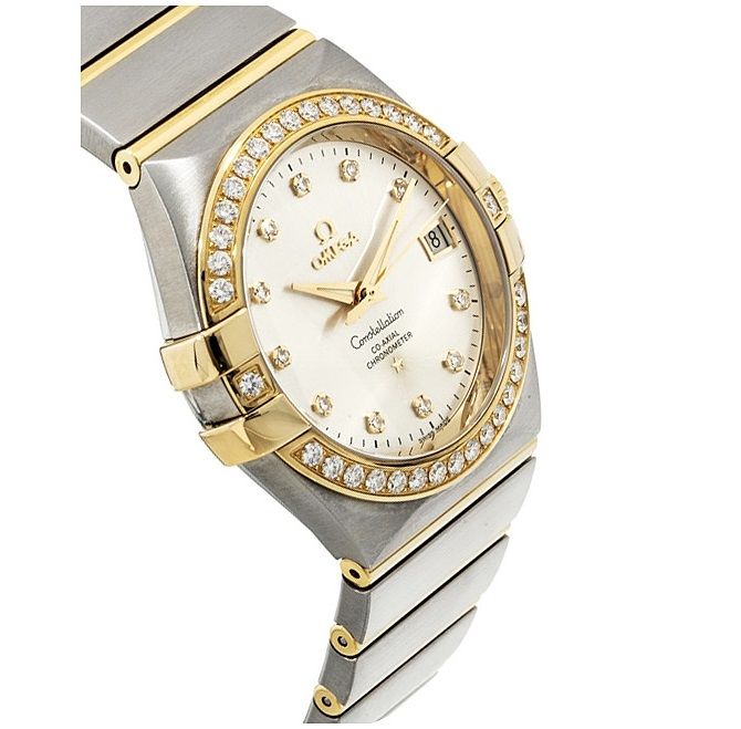  Đồng Hồ Nữ Omega Constellation Chronograph Automatic 'Silver' 