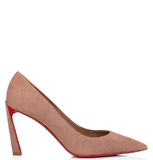  Giày Nữ Christian Louboutin Condora 85 Suede Courts 'Pink' 