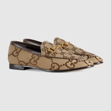  Giày Nữ Gucci Maxi GG Jordaan Loafer 'Camel' 