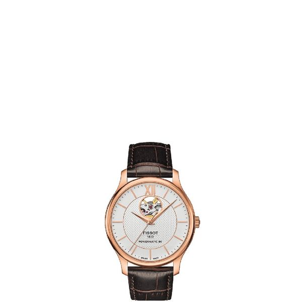  Đồng Hồ Nữ Tissot Tradition 5.5 Quartz White Dial 'Brown' 