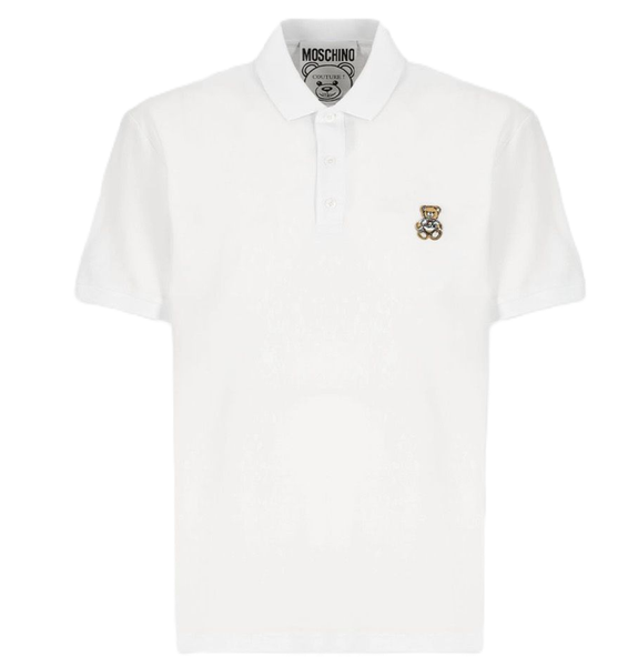  Áo Moschino Polo Shirt 'White' 