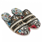  Giày Nữ Dior Off Mules Slippers 'Multicolor' 
