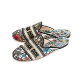  Giày Nữ Dior Off Mules Slippers 'Multicolor' 