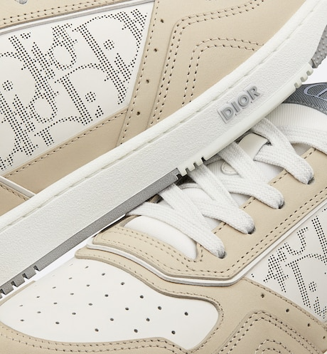 DIORメンズスニーカーB27 LT NUBUCKGALAXY160ベージュ白 Giày Nam Dior