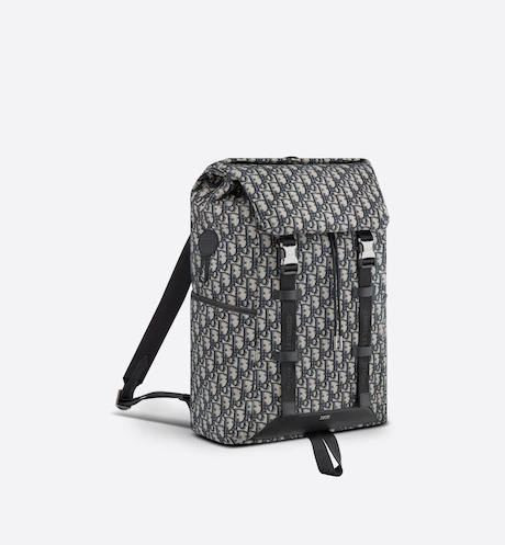  Balo Nam Dior Explorer Oblique Jacquard 'Beige Black' 