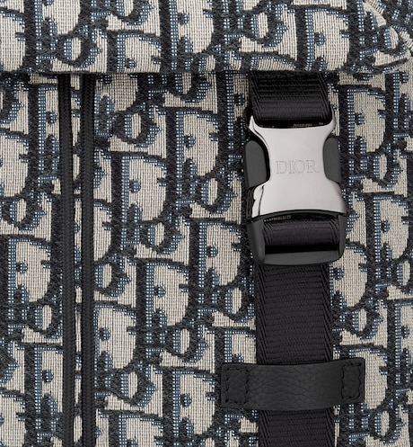  Balo Nam Dior Explorer Oblique Jacquard 'Beige Black' 