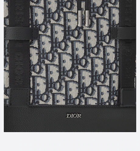  Balo Nam Dior Explorer Oblique Jacquard 'Beige Black' 