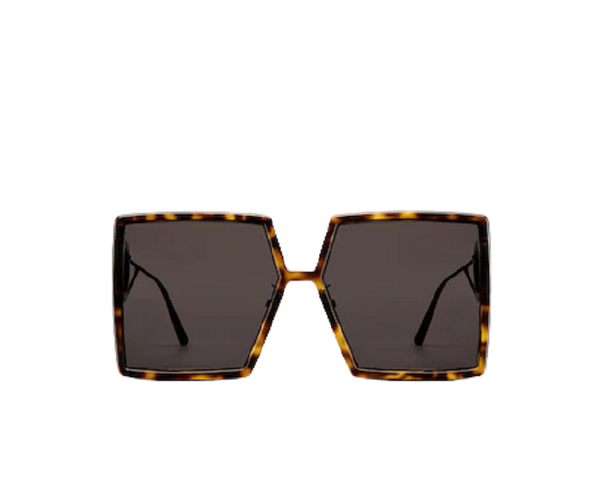  Kính Dior 30Montaigne SU Tortoiseshell Effect Oversized Square 'Brown' 