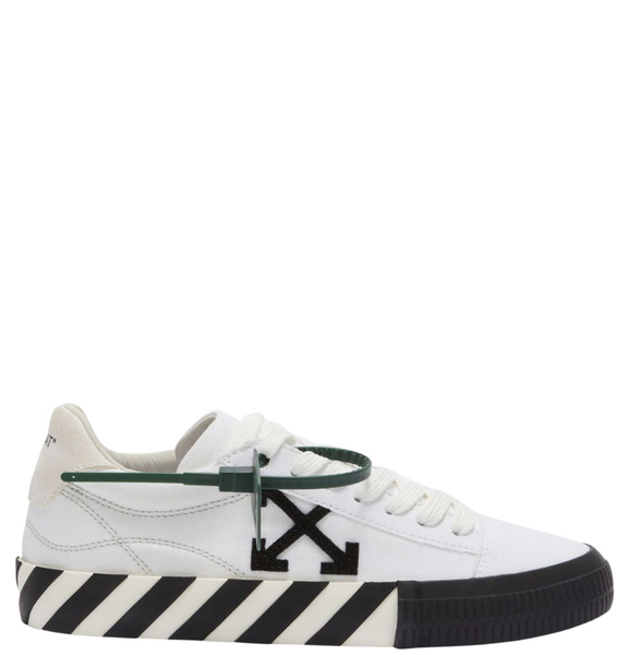  Giày Off-White Nữ Low Vulcanized 'Black and White' 