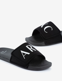  Dép Armani Exchange Nam Brand Logo Black 