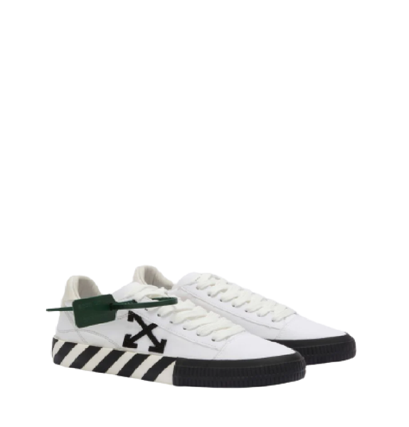  Giày Off-White Nữ Low Vulcanized 'Black and White' 