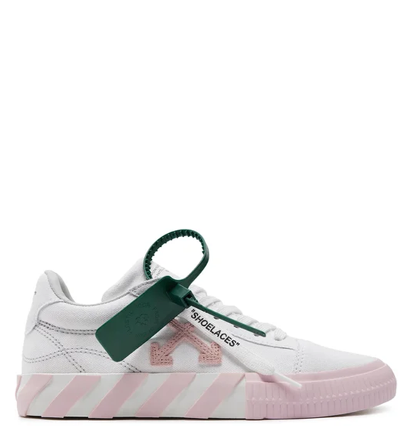  Giày Off-White Nữ Low Vulcanized Canvas 'White and Pink' 