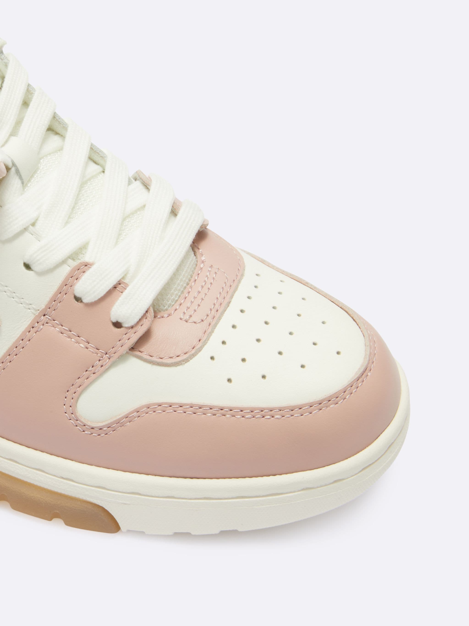  Giày Off-White Nữ Out Of Office 'White and Pink' 
