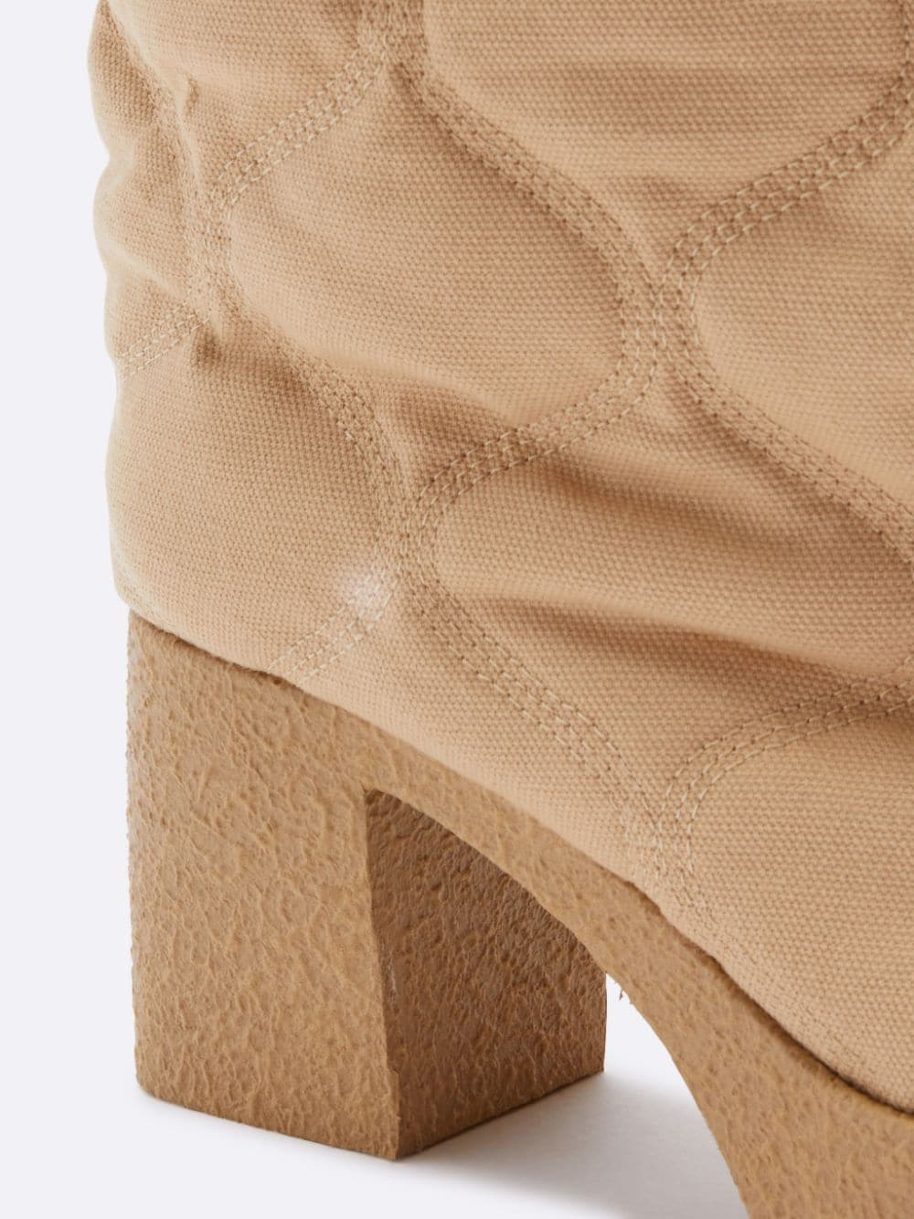  Giày Off-White Nữ Cotton Monoblock Upper Padded 'Beige' 