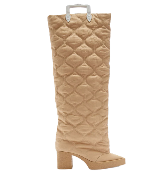  Giày Off-White Nữ Cotton Monoblock Upper Padded 'Beige' 