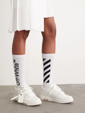  Giày Off-White Nữ Out Of Office Calf Leather 'Triple White' 