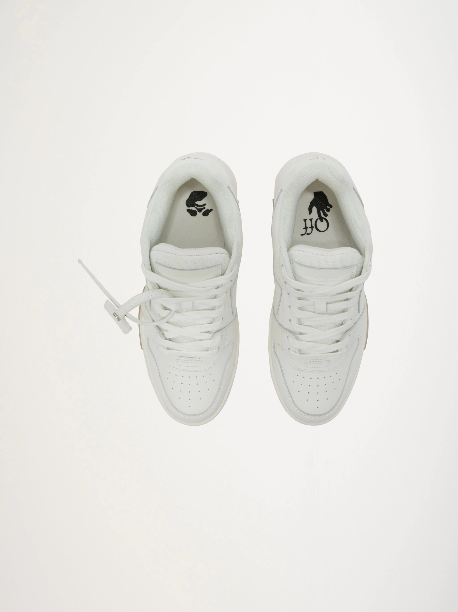  Giày Off-White Nữ Out Of Office Calf Leather 'Triple White' 