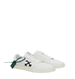  Giày Off-White Nữ Low Vulcanized Canvas 'White and Black' 