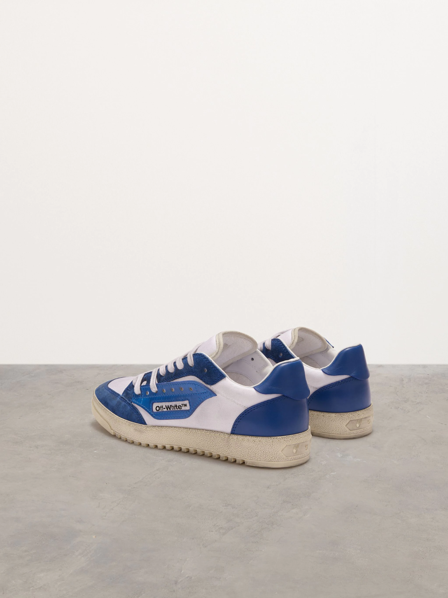  Giày Off-White Nam 5.0 Sneaker Vintage Finish 'Blue and White' 