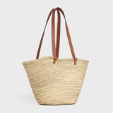  Túi Nữ Celine Classic Panier Palm Leaves Calfskin 'Beige' 
