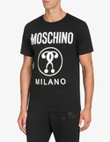  Áo Nam Moschino Cotton Double Question Mark 'Black' 