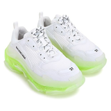  Giày Nữ Balenciaga Triple S Clear Sole Sneaker Athletic 'White Neon' 