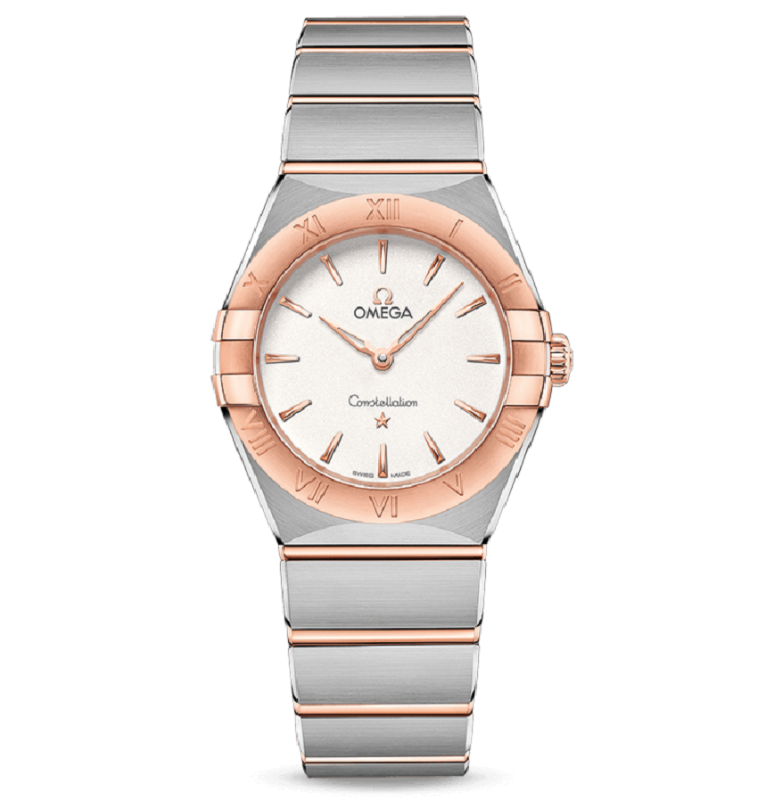  Đồng Hồ OMEGA Constellation Manhattan White Silvery Dial 